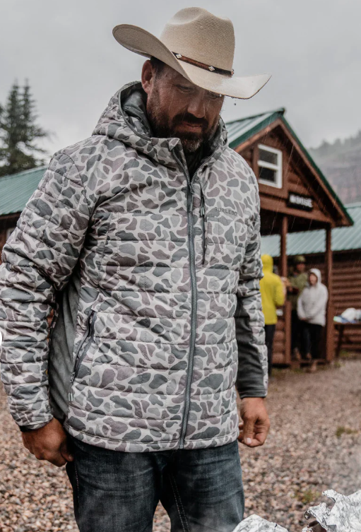 Puffer Jacket - Classic Deer Camo