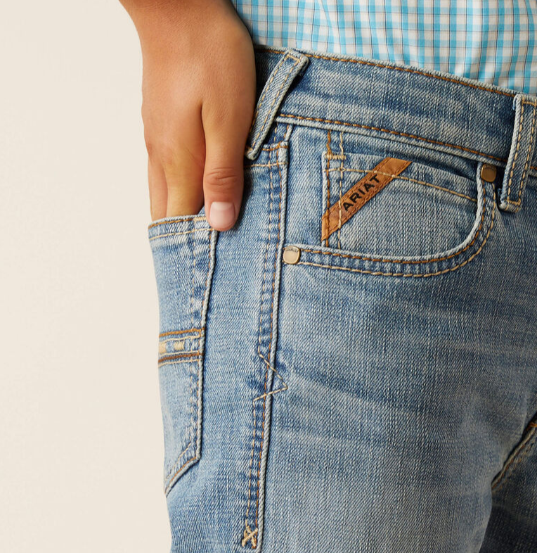 B4 Relaxed Jones Boot Cut Jeans