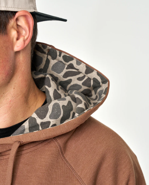 Fleece Hoodie - Heather Brown