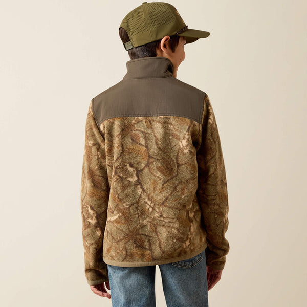 Basis Fleece Pullover - SAVANNAH TAN CAMO