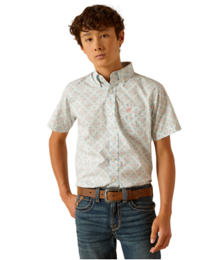 Kai Youth Classic Fit Shirt - Aqua
