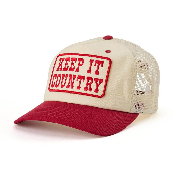 Keep It Country Trucker Cream/Red