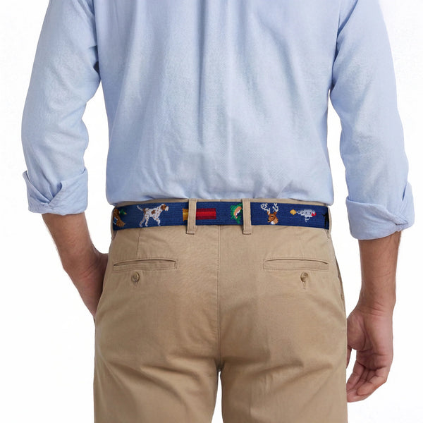 Southern Sportsman Belt - Classic Navy