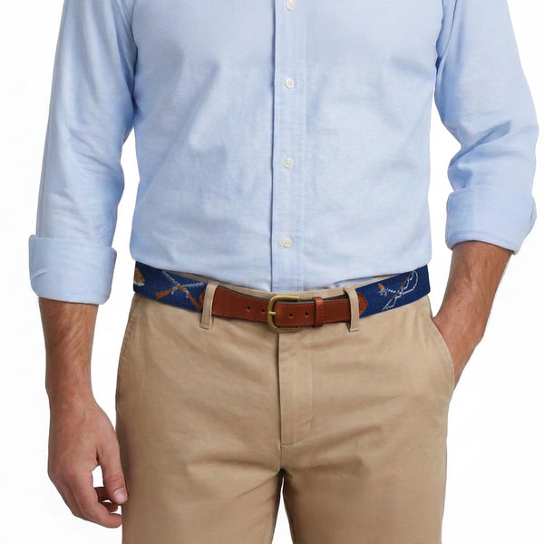 Southern Sportsman Belt - Classic Navy
