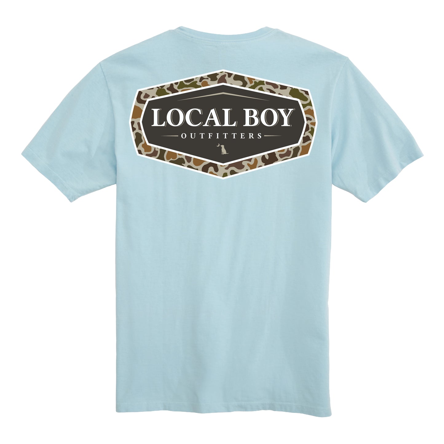 Toddler Vintage Emblem SS Tee - Chambray