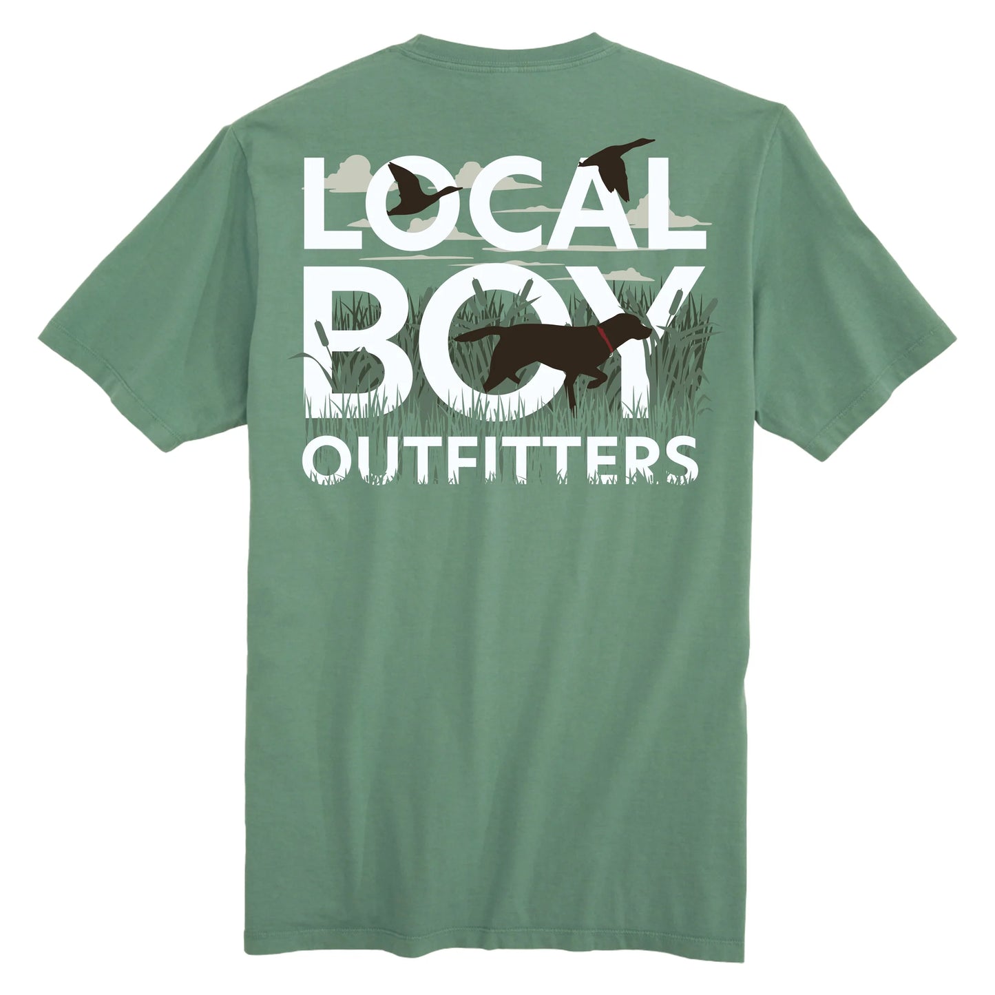 Text & Tail Tee - Light Green