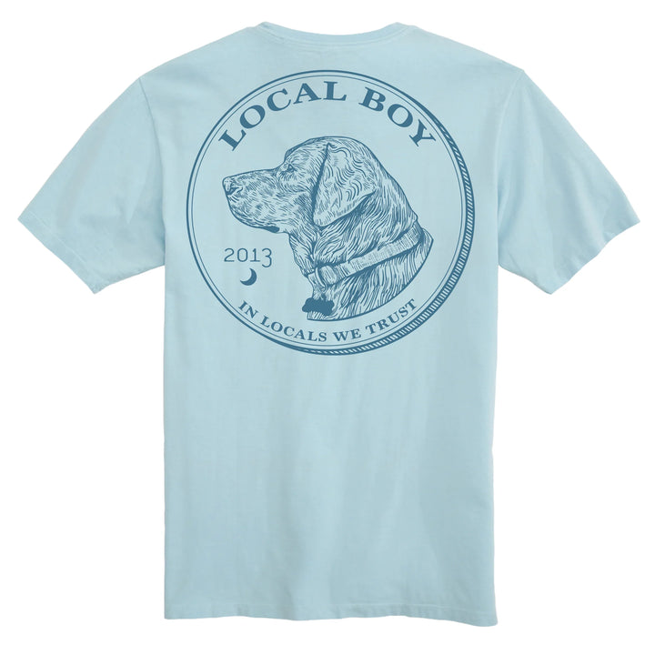 In Locals We Trust SS Tee - Chambray