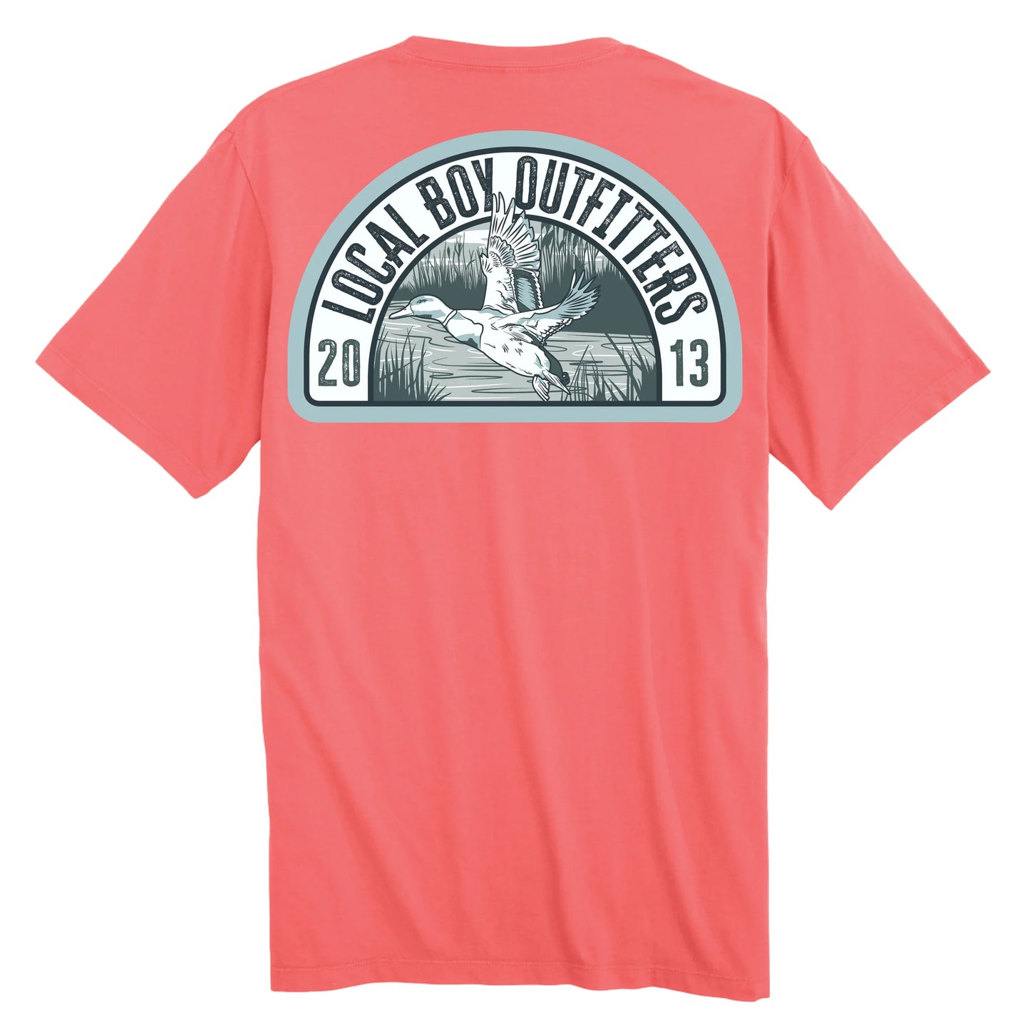 Mallard Arch Tee - Coral