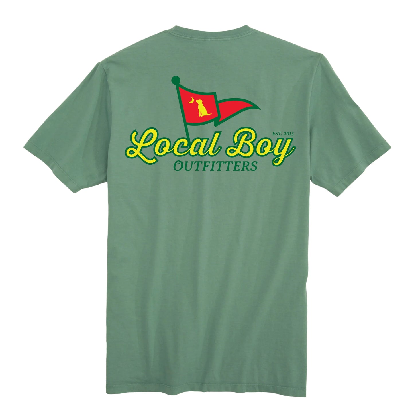 Front Pin SS Tee - Light Green