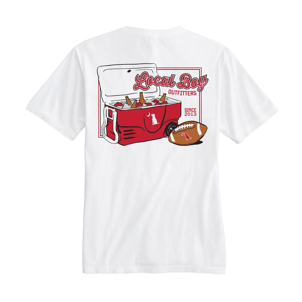 Game Day Cooler T-Shirt - Red