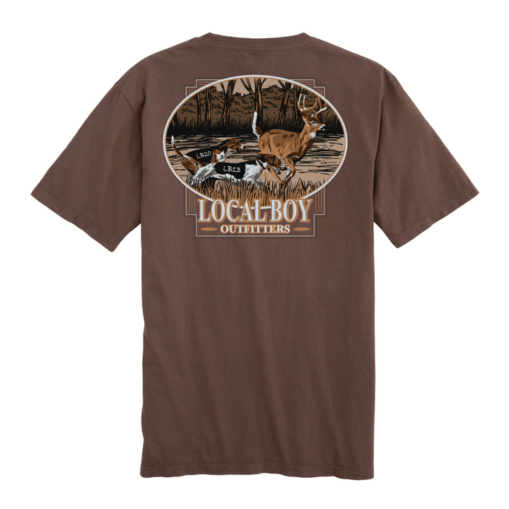 Deer Dive SS Tee - Espresso