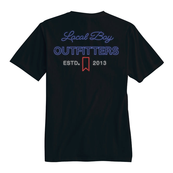 Neon Mich SS Tee - Black