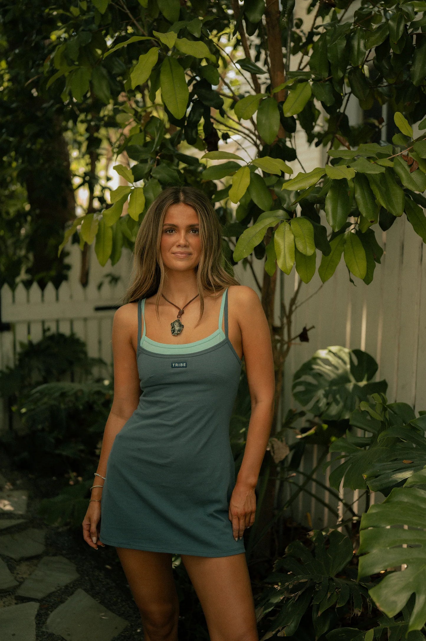 Yacht Dress - Deep Sea & Barefoot Blue