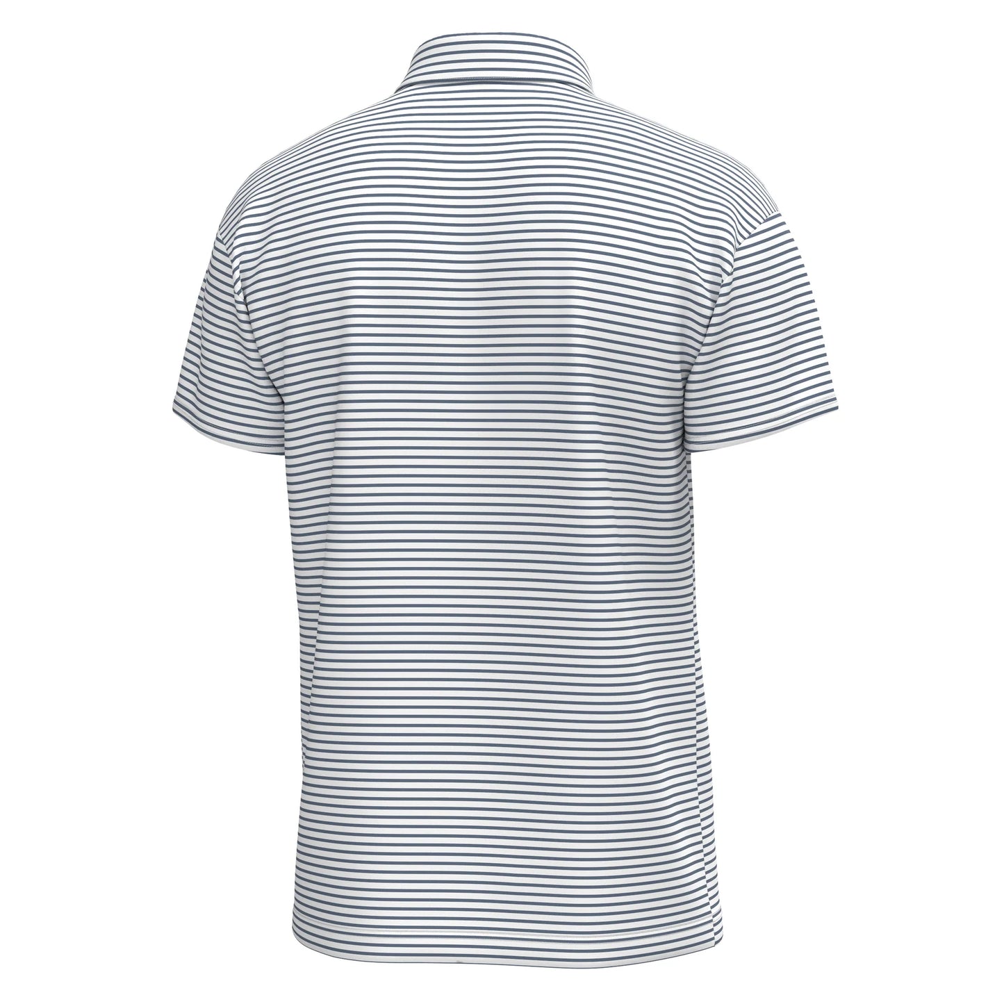 Edisto Polo - Dark Slate & White