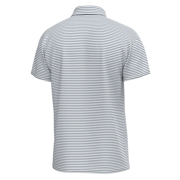 Edisto Polo - Dark Slate & White
