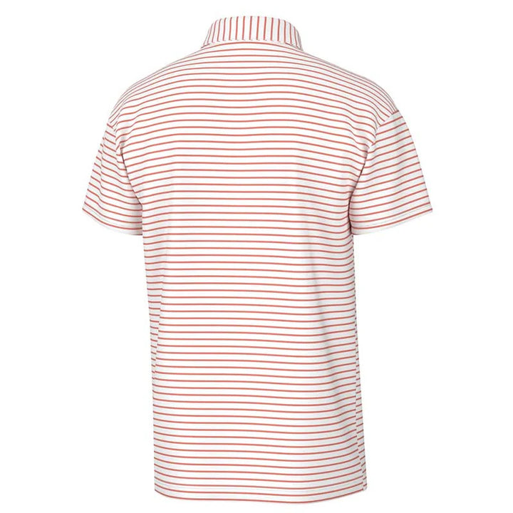 Edisto Polo - Coral/White