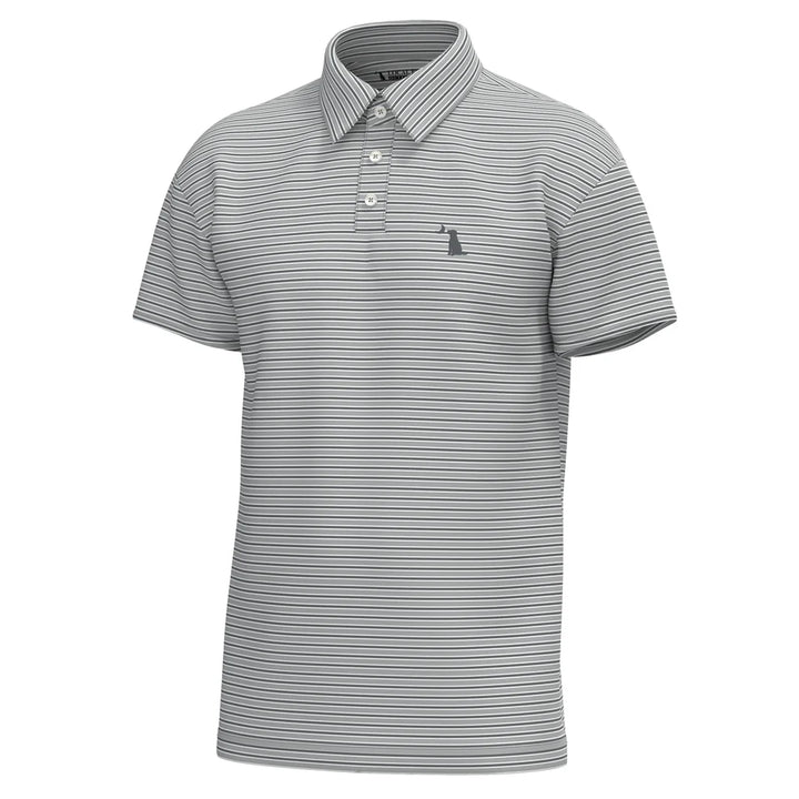 Surfside Polo - Cool Gray/ Graphite/ White