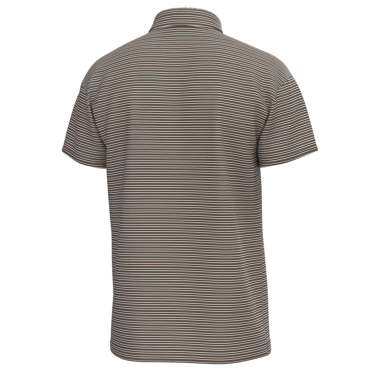 Surfside Polo - Dark Tan, Espresso & White