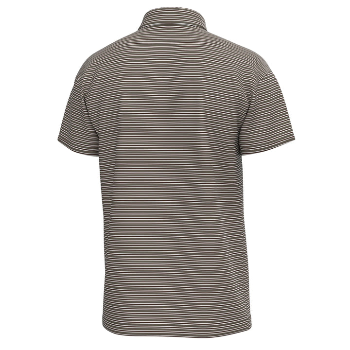 Surfside Polo - Dark Tan, Espresso & White