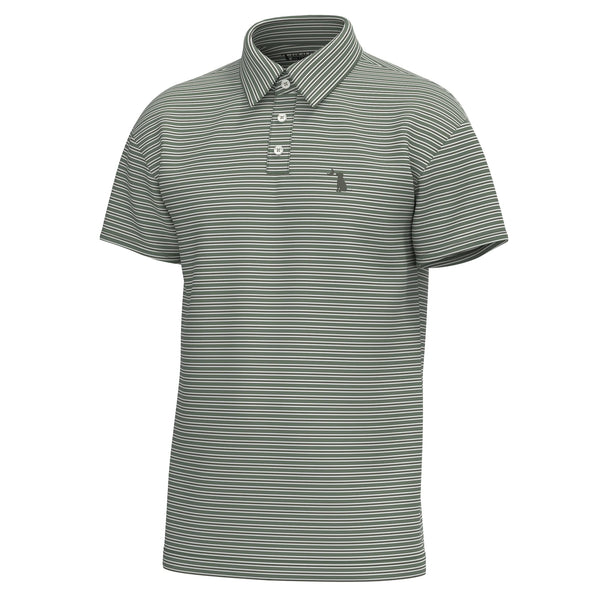 Surfside Polo - Teal, Olive & White