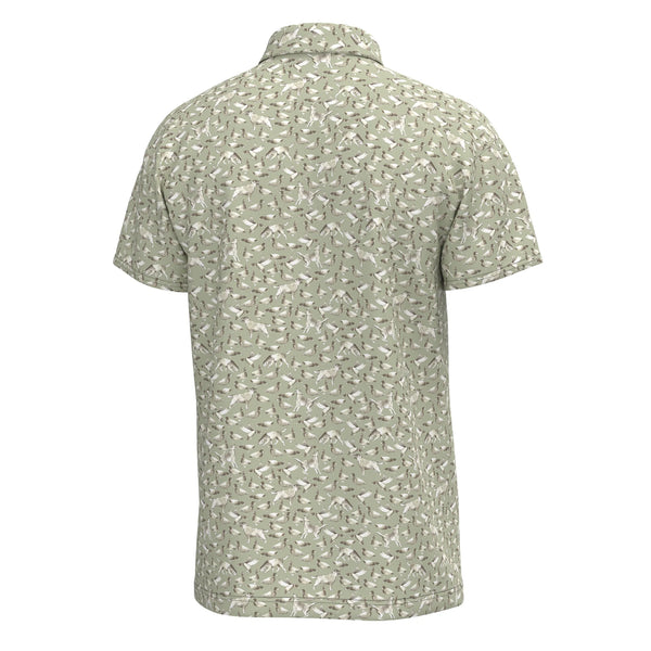 Dirty Myrtle Polo - Green Duck Dog
