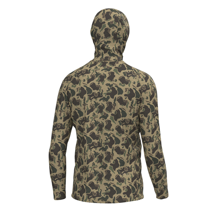 Heather Blend Hoodie - Retro Camo