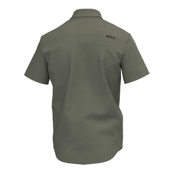 Low Country Button Down - Olive Shoal