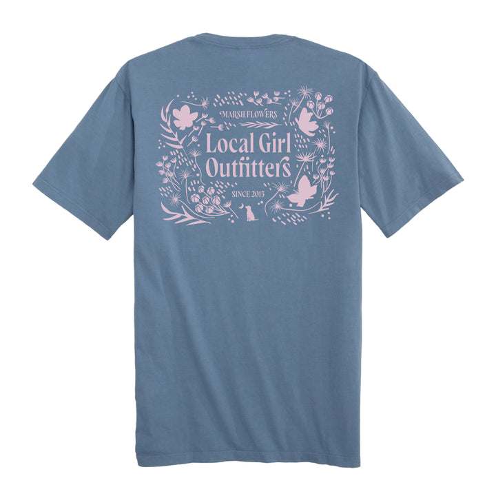 LG Marsh Flowers SS Tee - Slate