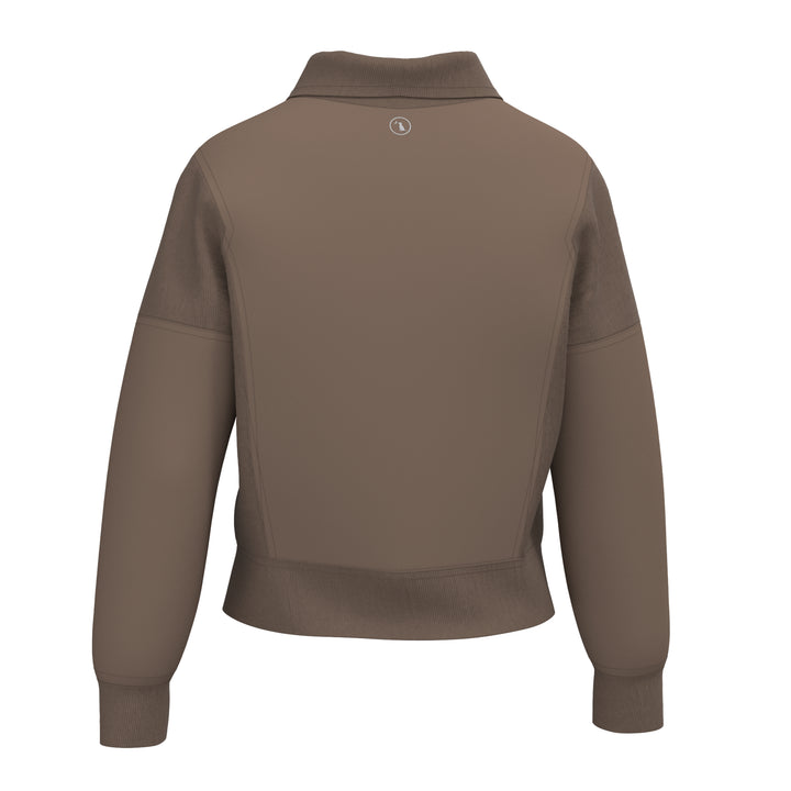 LG Velvet Fleece Quarter Zip - Cocoa
