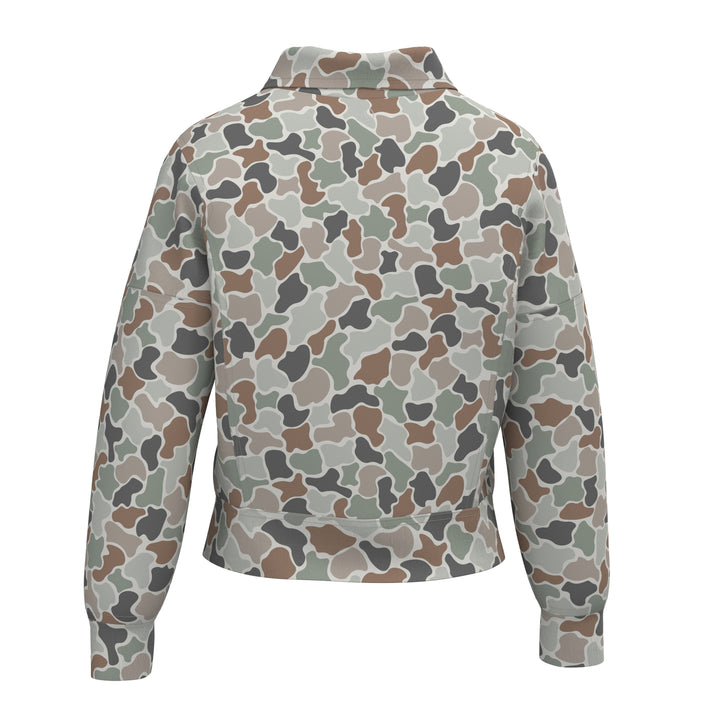 LG Velvet Fleece Quarter Zip - FC Flora