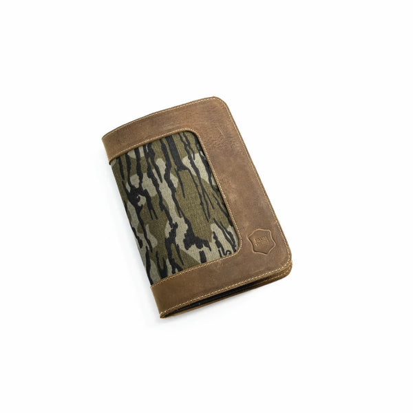 Rolling Thunder Game Calls Leather Portfolio with Mossy Oak® In-lay (5"x8" Notepad)
