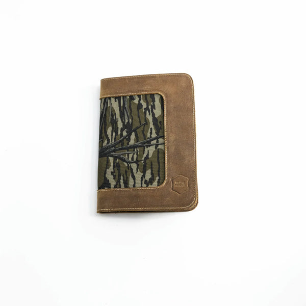 Rolling Thunder Game Calls Leather Portfolio with Mossy Oak® In-lay (5"x8" Notepad)