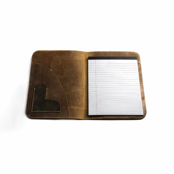 Rolling Thunder Game Calls Leather Portfolio with Mossy Oak® In-lay (8.5"x11" Legal Pad)