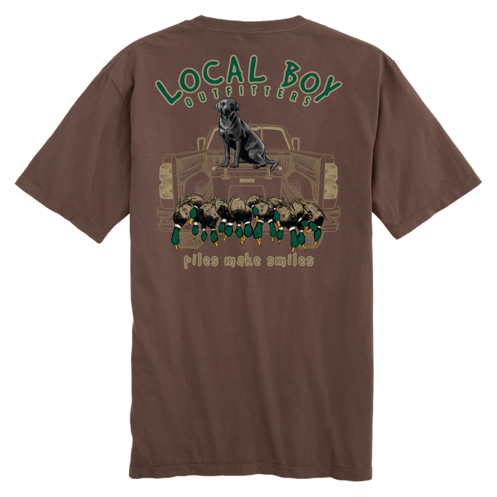 Piles Make Smiles SS Tee - Espresso