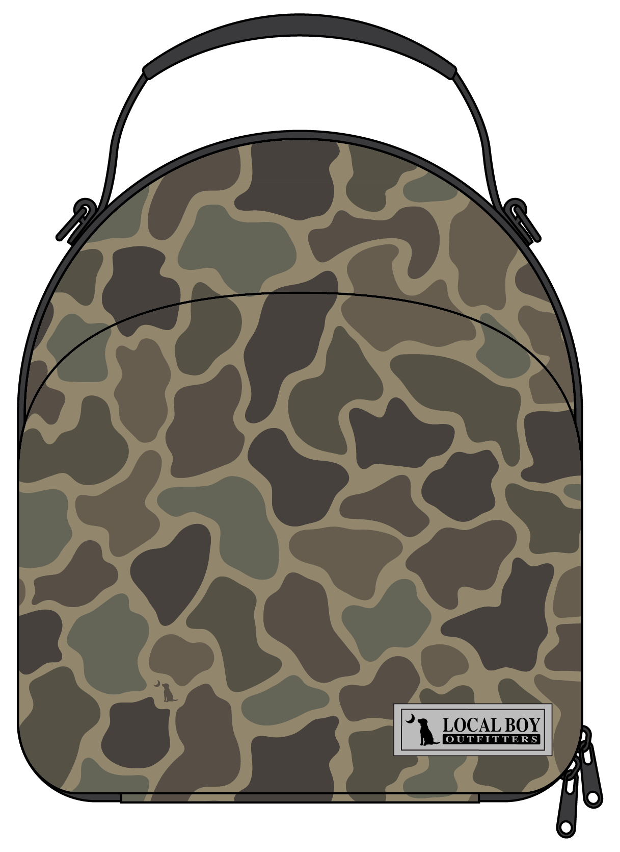 Hat Box - Brush Camo