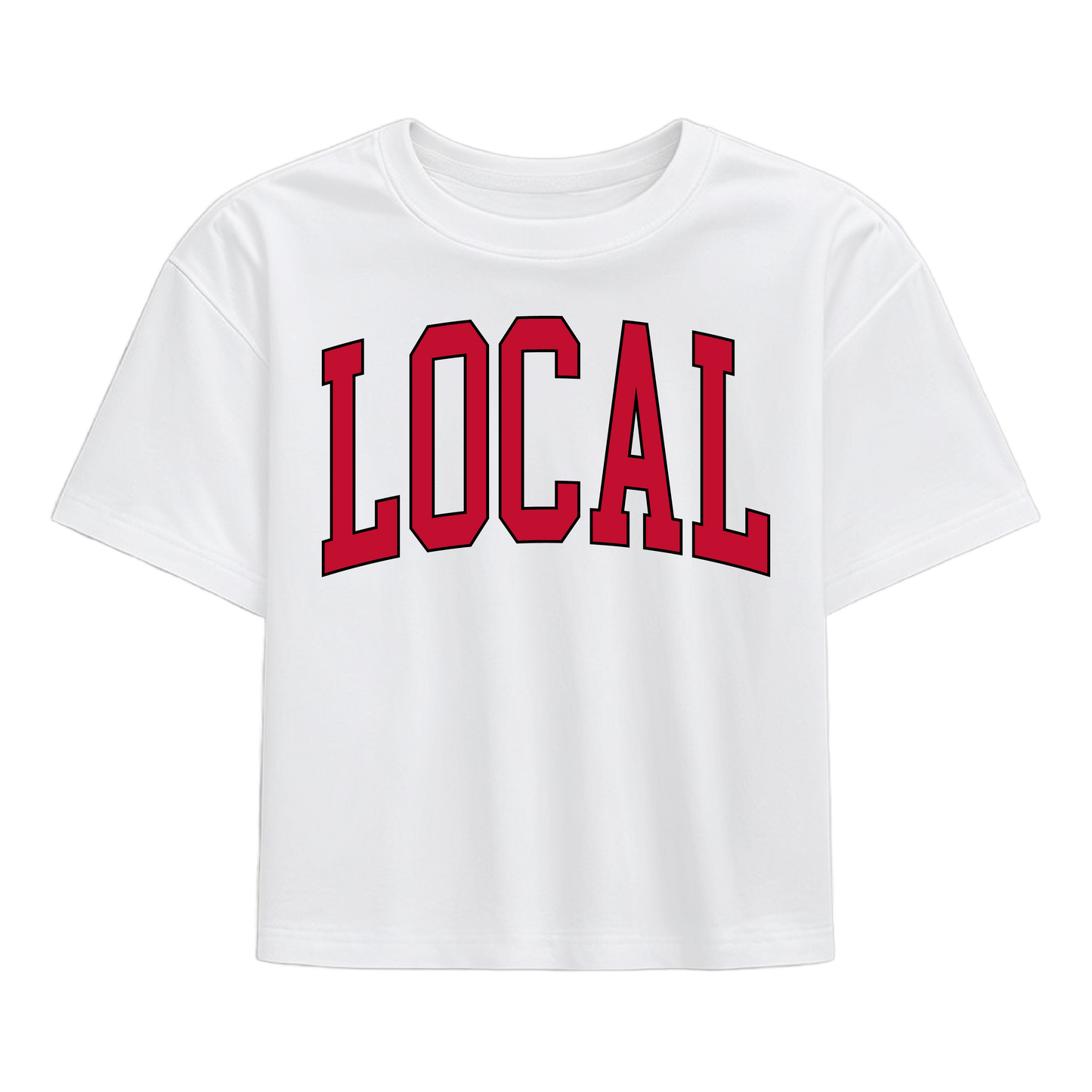 LG Classic Local SS Tee - Collegiate - Red / Black
