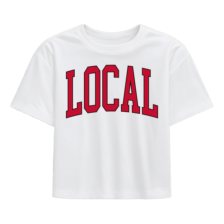 LG Classic Local SS Tee - Collegiate - Red / Black