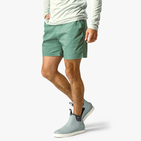 Landlocked Stretch Short - Duck Green