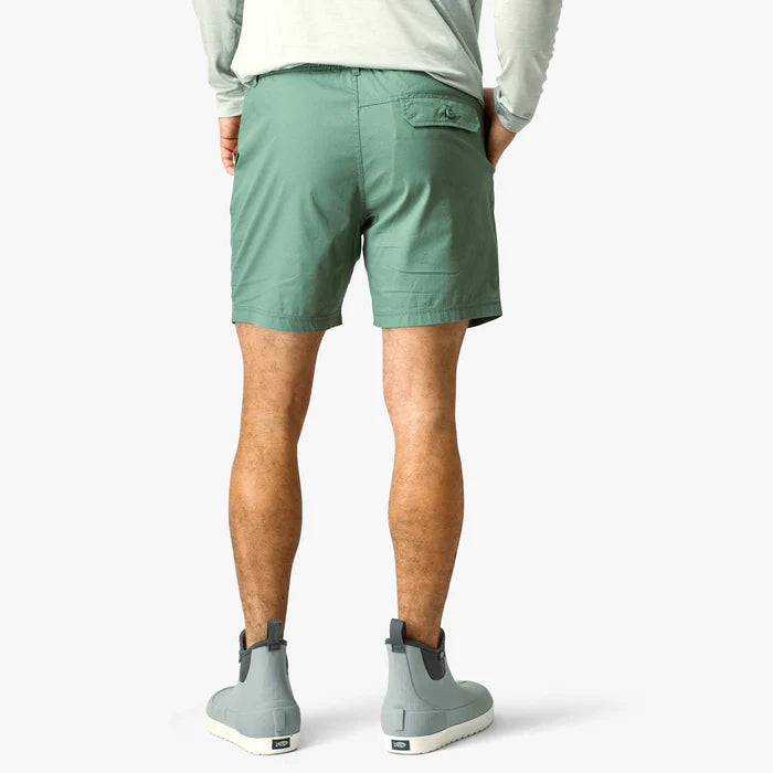 Landlocked Stretch Short - Duck Green