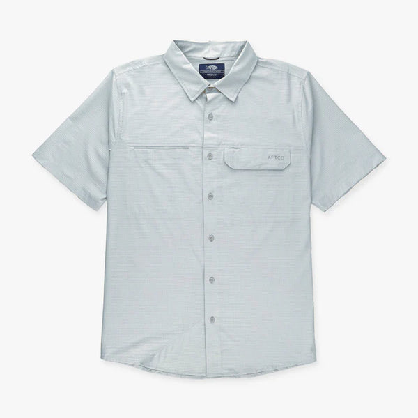 Air O Mesh Tech SS Button Down - Harbor Gray