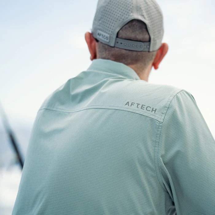 Air O Mesh Tech SS Button Down - Bay Leaf