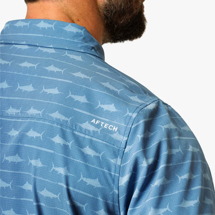 Seabreeze Tech SS Button Down - Blue Shadow