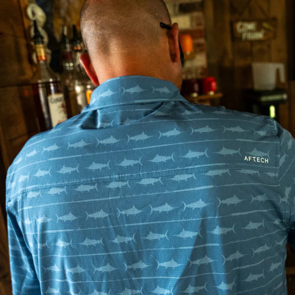 Seabreeze Tech SS Button Down - Blue Shadow