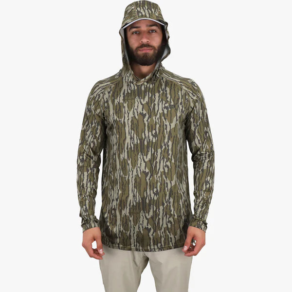 Mossy Oak® Camo Performance Hoodie - Bottomland