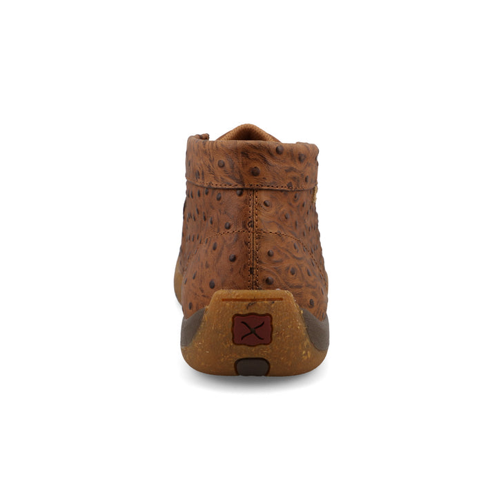 Chukka Driving Moc - Cognac Ostrich