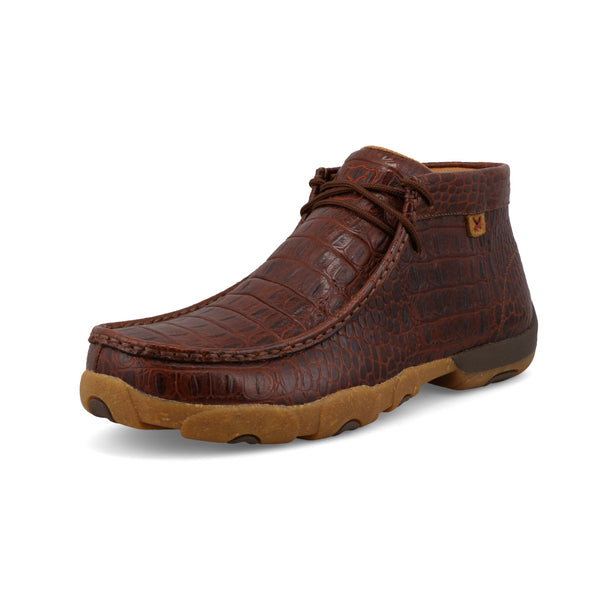 Chukka Driving Moc - Ginger Caiman Print