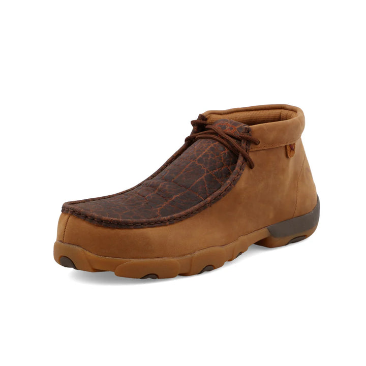 Work Chukka Driving Moc - Tan & Spice