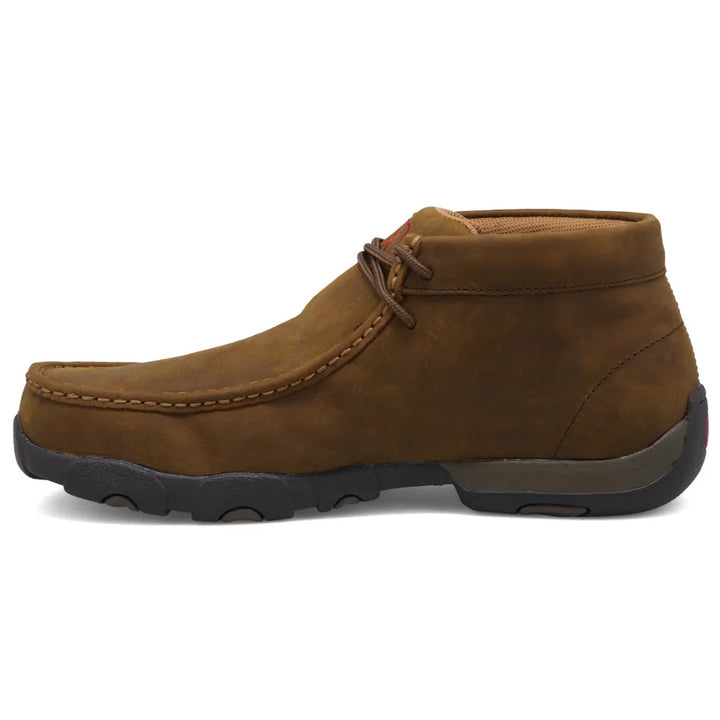Work Chukka Driving Moc Nano Composite Toe - Distressed Saddle