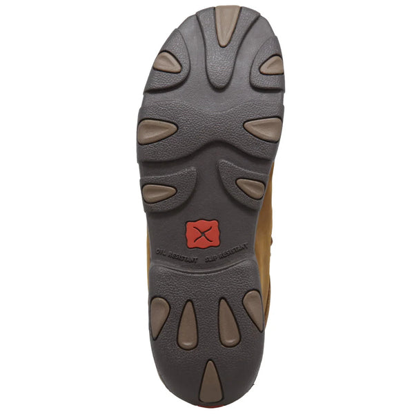 Work Chukka Driving Moc Nano Composite Toe - Distressed Saddle