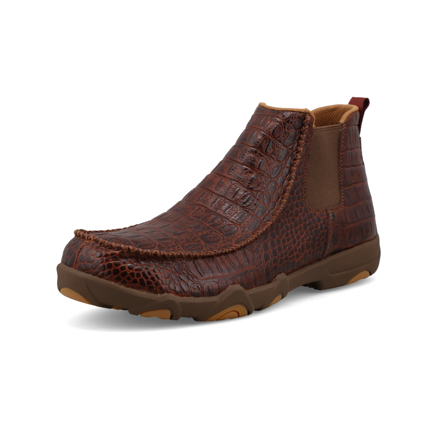 6" Chelsea UltraLite X Driving Moc Brown - Caiman Print